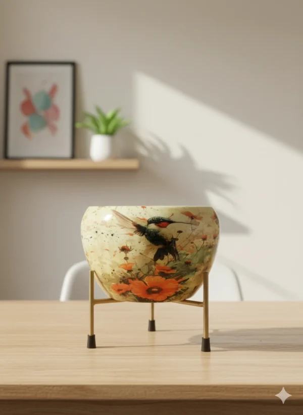 Iron Pot With Stand Model No:-109F