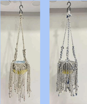 Hanging Planters  with MacraméRope